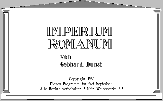 Imperium Romanum atari screenshot